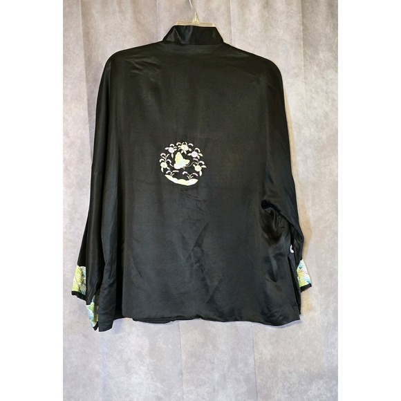 Victoria's Secret P/S Chinese Silk Embroidered Art-to-Wear Jacket Coat - Picture 2 of 10